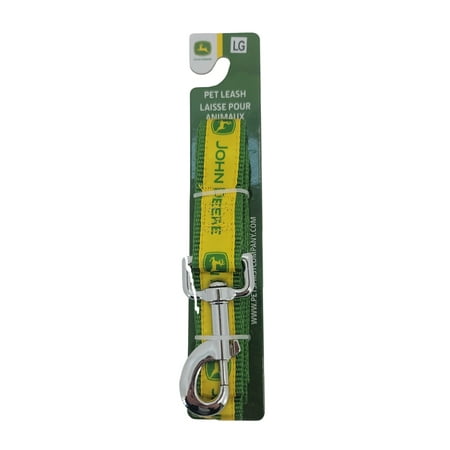 UPC: 0849790141766 | John Deere Size LARGE Satin Pet Leash – LP83250