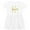 White with Speckles, variant on Inktastic 4th Birthday Gold 4 Year Old Girls Toddler Dress
