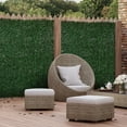 thumbnail image 2 of DUOSONG Outsunny Grass Wall Panels, 20" X 20" Artificial Grass Wall Decor,Greenery Backdrop Panels Wall For Outdoor, Indoor, Garden, Fence, Backyard, Fresh Green Green POLYETHYLENE Garden & Outdoor, 2 of 5