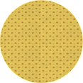 thumbnail image 1 of Ahgly Company Machine Washable Indoor Round Transitional Golden Yellow Area Rugs, 8' Round, 1 of 7