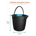 thumbnail image 2 of Cubeta de Plástico de 11 Litros con Agarradera, 2 of 5