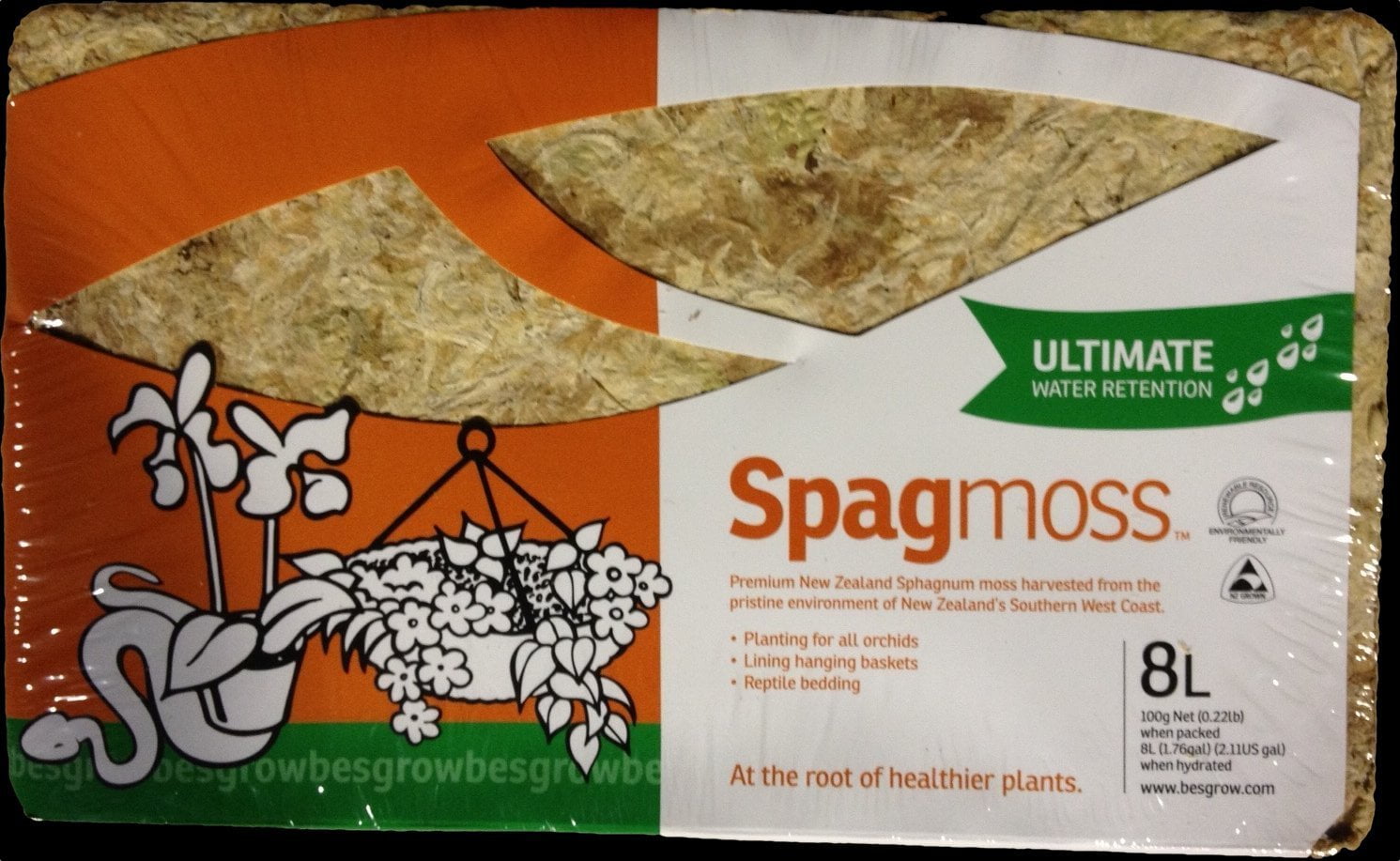 New Zealand Spagnum Moss 100gm