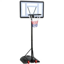 Renwick 7.2 to 9.2 ft Height-Adjustable Basketball Hoop, Black