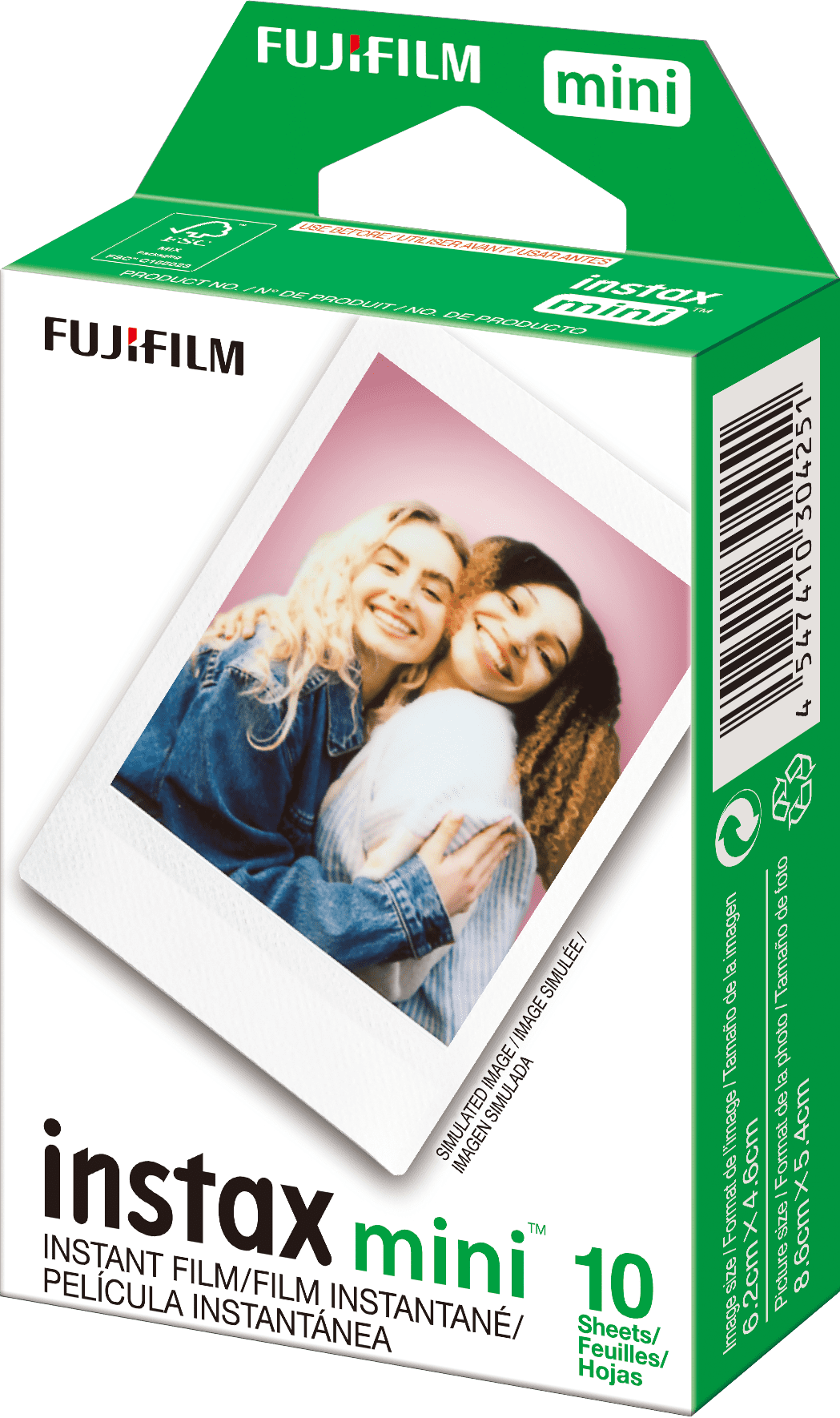 Fujifilm INSTAX Mini 7+ Exclusive Blister Bundle with Bonus Pack of Film  (10-pack Mini Film), Lavender 