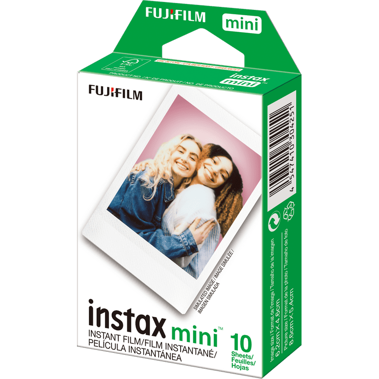 Fujifilm INSTAX Mini 7+ Bundle (10-Pack Film, Album, Camera Case,  Stickers), Light Blue, Brand New Condition 