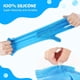 thumbnail image 4 of Guantes para el cuidado de mascotas Hweilai Guantes de silicona resistentes al calor con dientes de alta densidad color azul, 4 of 5