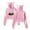Pink, variant on Cavetown Cat Ear Fashion Casual Women's Short Hoodie Sportswear