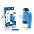 thumbnail image 1 of Microscope Portable pour Enfants Microscope de Poche 60-120x Monoculaire avec LED, 1 of 11