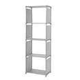 thumbnail image 4 of ToppiJoy 4 Tier Bookcase Bookshelf Toys Clothes Storage Rack Organizer Shelf Shelving Home Office Grey, 4 of 14
