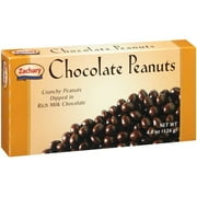 Zachary: Crunchy Dipped In Rich Milk Chocolate Chocolate Peanuts, 4.8 Oz