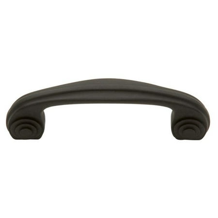 Baldwin Brass Handles Baldwin 4436 3 Inch Center to Center Solid Brass Handle Pull from the Deco Colle, Oil Rubbed Bronze ()