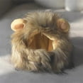 thumbnail image 4 of Cat Wigs Lion Mane Wig with Ears- Fancy Outfits Hair Lion Hat for Easter and Party (Brown,M), 4 of 8