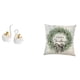 thumbnail image 1 of estatua de cisne,Estatuas y figuras de cisnes de cerámica modernas Esculturas,Funda de almohada,Funda de almohada navideña 2023 de 18 x 18 pulgadas,suave para interiores,Funda de almohada, 1 of 8