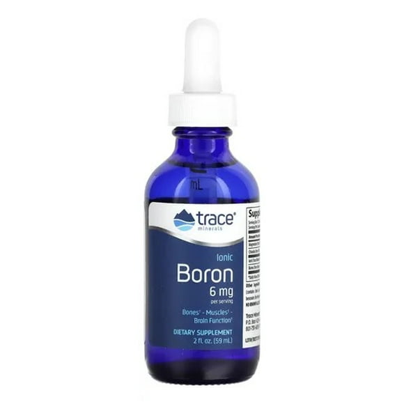 TRACE MINERALS LIQUIDO BORON -HUESOS- MUSCULOS 6Mg 59mL