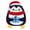 Black, variant on Pet Warm Mat with Soft Thickened Crystal Velvet Penguin Cartoon Design for All Season Christmas Holiday Decoration Cat Dog 22.8x18.8 in