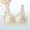 c01Beige, variant on Seamless Bras for Women No Underwire Comfortable Push Up Wireless Bra Mesh Stitching Padded Back Smoothing Bra Beige XL
