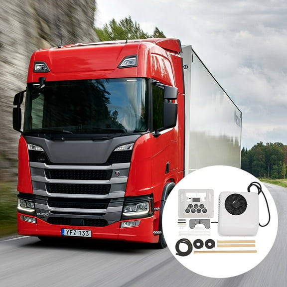 Shzicmy 12V RV Air Conditioner - Powerful Cooling & Heating, 6000 BTU Rooftop Unit