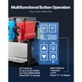 thumbnail image 4 of KFFKFF Machine à Slush, Machine Commerciale à Slush 6 L/1,6 Gal x 2 Réservoirs, Machine à Boissons Glacées avec Auto-Nettoyage, 4 of 9