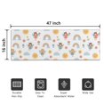 thumbnail image 5 of White Princess Fairy Sun Pattern Door Rugs,Washable Non Slip Door Mats Indoor,Decorative Door Mats,Entry Mat Indoor for Entrance,Bedroom,Kitchen,Bathroom,16"x47", 5 of 6