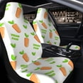thumbnail image 4 of Goofa Vegan Fruit Carrot Printed Car Seat Covers, Automotive Seat Covers for Cars Trucks and SUVs, Quick Setup Universal Fit Elastic Seat Covers-1, 4 of 6