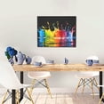 thumbnail image 5 of Lsque Vibrant Color Splash Print Wall Art – Decorative Picture for Living Room, Bedroom, and Office (Horizontal), 5 of 6