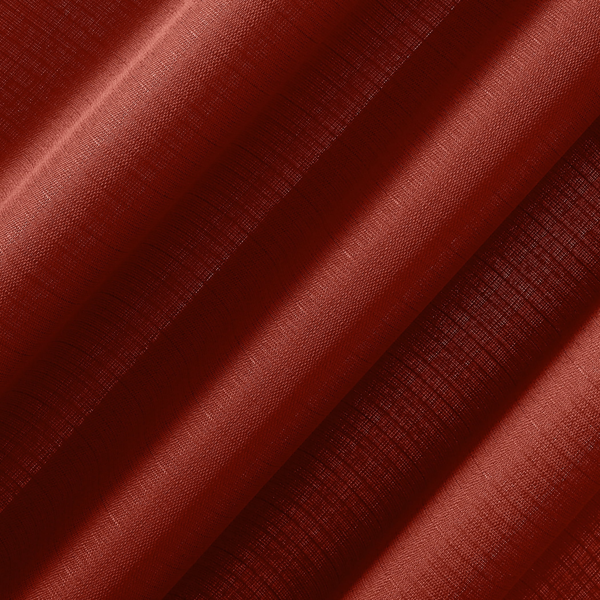 Mainstays Textured Semi-Sheer Solid Rod Pocket Curtain Valance, Red, 56 in W x 17 in L