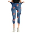 thumbnail image 6 of Zulora Women's High Waist Slim Capri Leggings with Side Pockets Stretchy Cropped Yoga Pants Soft Moisture Wicking Fabric for Fitness Running Jogging Pilates Dance Casual Daily Wear, 6 of 8