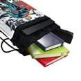 thumbnail image 4 of Superman Glowing Aura Drawstring Backpack Sports Bag Sackpack 17" x 13", Perfect for Gym, Yoga or Practice, 4 of 5