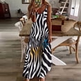 thumbnail image 3 of Animal Print Patterns Sleeveless Dress Women's Luxury Party Dress Birthday Dresses for Women, 3 of 7
