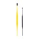 thumbnail image 2 of de punción para auriculares de silicona suave con caja de almacenamiento de doble extremo herramienta de eliminación de curetas de cera - Yellow Amarillo Negro A Salvador palillo de oreja de doble cabeza, 2 of 9
