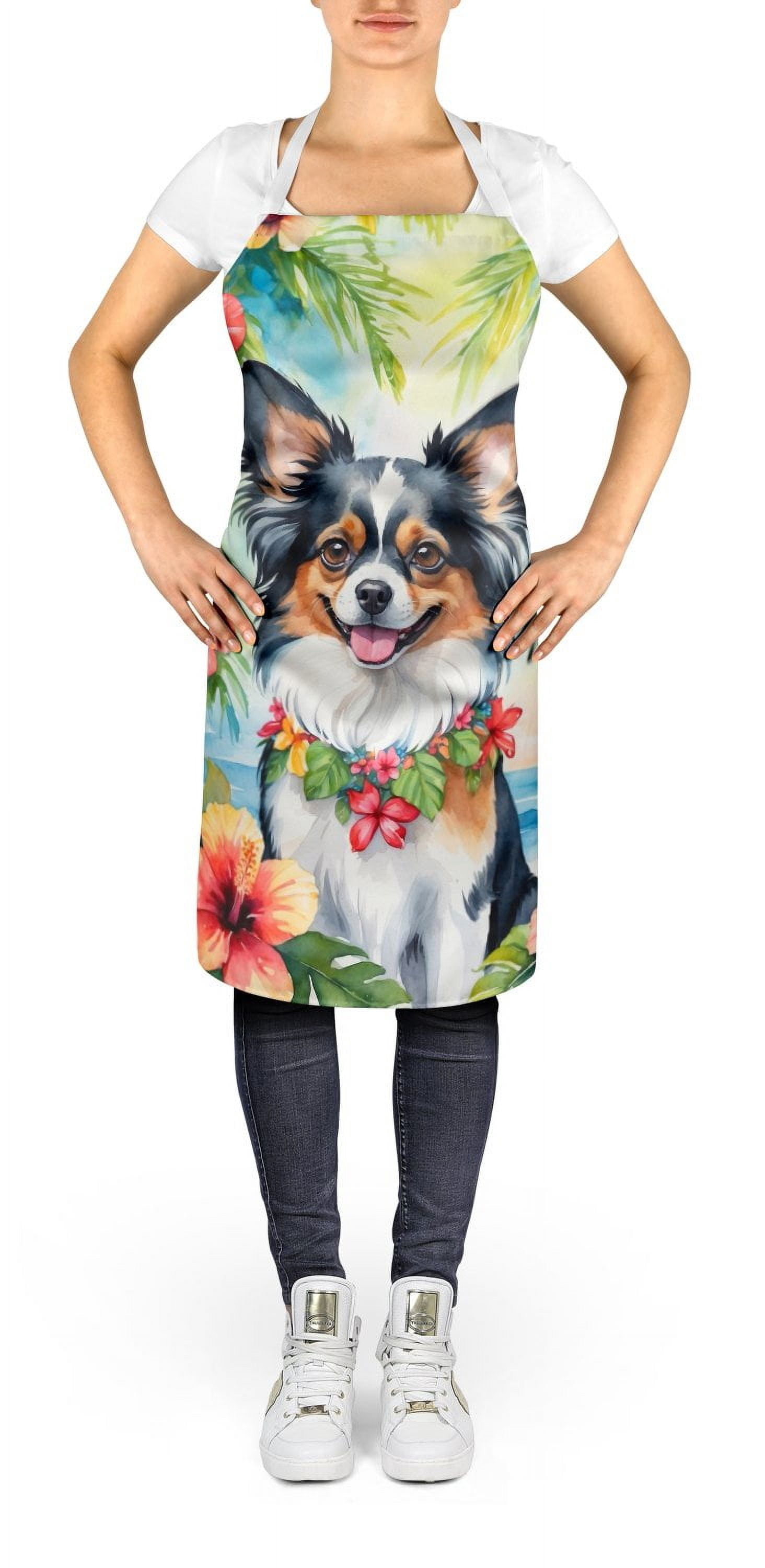 Papillon Luau Apron 27 in x 30 in