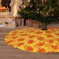 thumbnail image 6 of Sigee fall retro maple leaf for Christmas Decoration Tree Skirt Christmas Tree Skirt,Christmas home decor Holiday Tree Skirt Fits Christmas Tree-48", 6 of 7