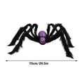 thumbnail image 3 of DPTALR Halloween Simulation Skull Big Spider 75cm Plush Spider Ornament, 3 of 4