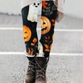 thumbnail image 4 of SwiftWear Halloween Themed Yoga Pants for Women Stretchable Workout Leggings with Festive Prints, High Waisted Soft Fitness Apparel for Fall Season S-2XL, 4 of 7