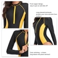 thumbnail image 4 of Traje de baño de una pieza NikouMX para mujer de corte alto manga larga, 4 of 5