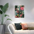 thumbnail image 5 of 12x16 inch Decorative Painting&nbsp;Prints Cactus Flower,Farmhouse Yard Garden,Kitchen,Office,Lounge Picture Wall Decor Art Poster,Exquisite Cactus Flower Art Decor Canvas Poster,For Garden,Door, 5 of 6