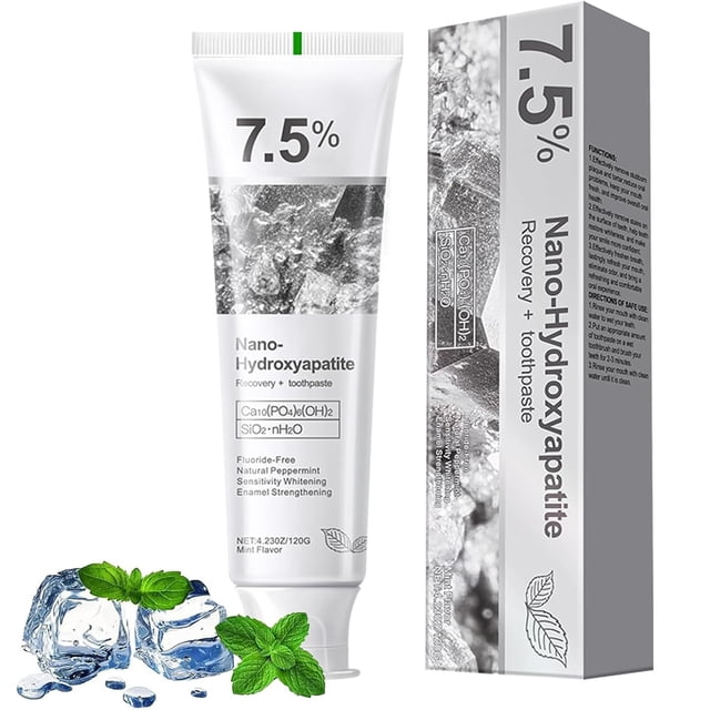 Pasta Dental GMaxit 7.5% Hidroxiapatita Sensible Menta