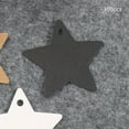 thumbnail image 6 of HOMYL 100 X Star Shaped Gift Tags Hanging Tag Projects with Hole Decorations Star Tags Black, 6 of 7