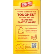 Glad ForceFlex MaxStrength with Clorox Trash Bags, 13 Gal, Eucalyptus and Peppermint, 40 Ct