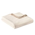 thumbnail image 3 of Better Homes & Gardens Ultra Soft Bonded Plush Bed Blanket, Vanilla, Full/Queen, 90 x 92 in, 3 of 7
