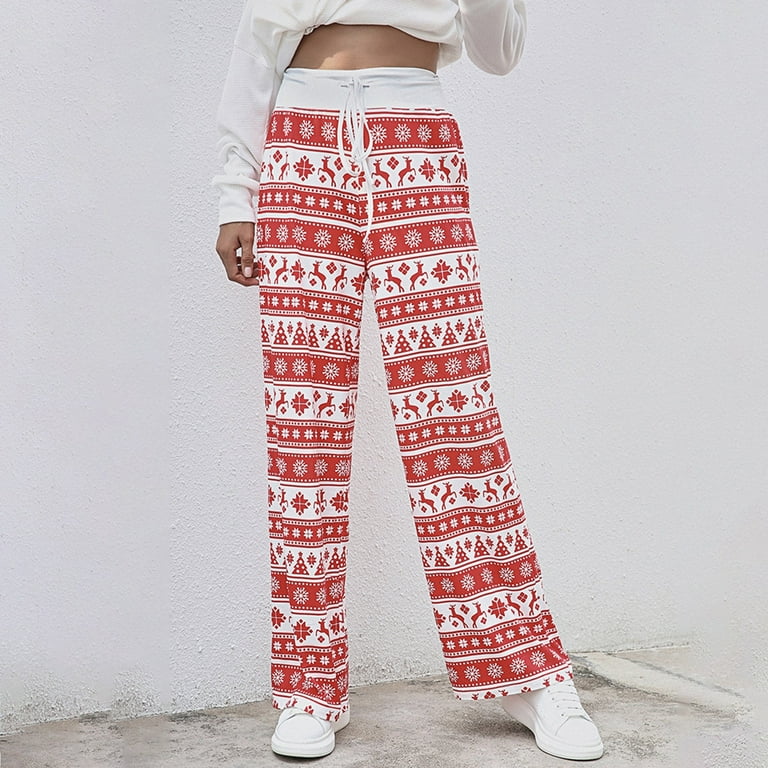 Velocity Christmas Plush Pajama Pants Soft Fuzzy Pajama Bottoms