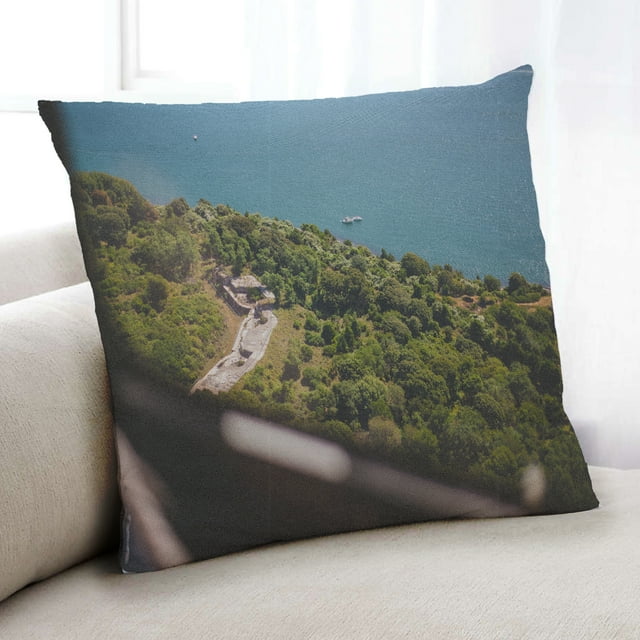 Ahgly Company State Rhode Island Coussin d'Intérieur, 18 Pouces par 18 Pouces