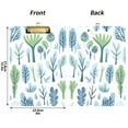 thumbnail image 5 of FORMRS Acrylic Clipboard with Low Profile Clip Standard A4 Letter Size, 12.5" x 9", Blue Green Tree Pattern, 5 of 8
