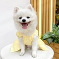 thumbnail image 4 of Dog Dress For Small Dogs Cat Bow Dress With D Ring Dog Girl Wedding Clothes Cute Puppy Tutu Skirt Doggy Summer Pet Wedding Dress Cat Dress Baby Dog Cat Clothes Supplies, 4 of 4