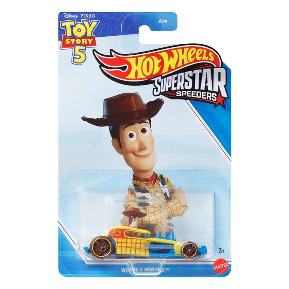 Hot Wheels Superstar Speeders, Pop Culture Character Driving Hot Wheels Originals (Styles May Vary