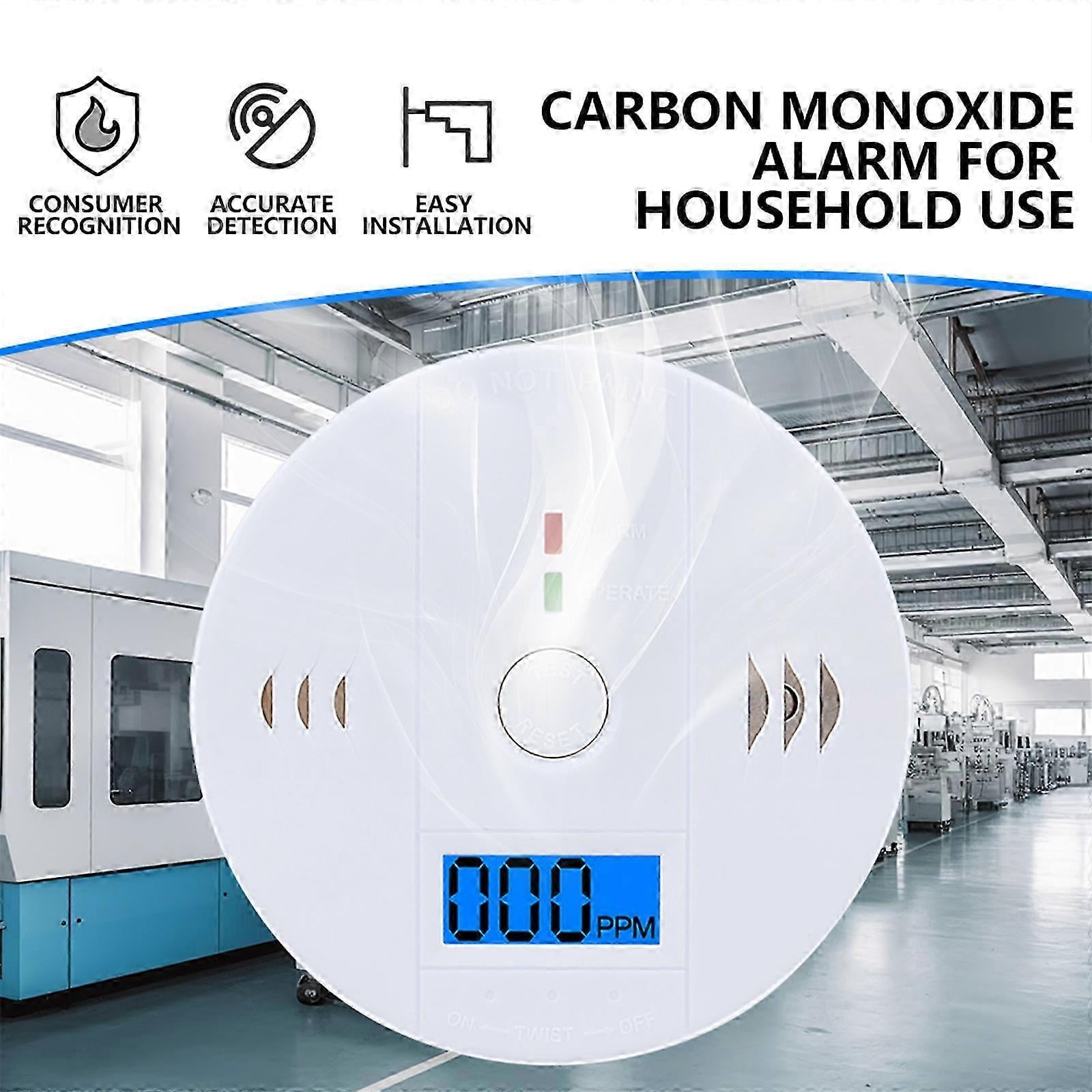 Detector de monóxido de carbono (CO) digital Alarma Sensor de