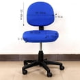 thumbnail image 5 of 1 Juego De De Asiento De Silla De Computadora De Oficina De Color Elástico, Protectores De Cojín De Asiento De Silla De Escritorio Extra Baoblaze  Cubierta de la silla de la computadora de la oficina, 5 of 5