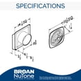 thumbnail image 5 of Ventilador Broan-nuTone 509 a través de la pared 200 m³/h, 5 of 5