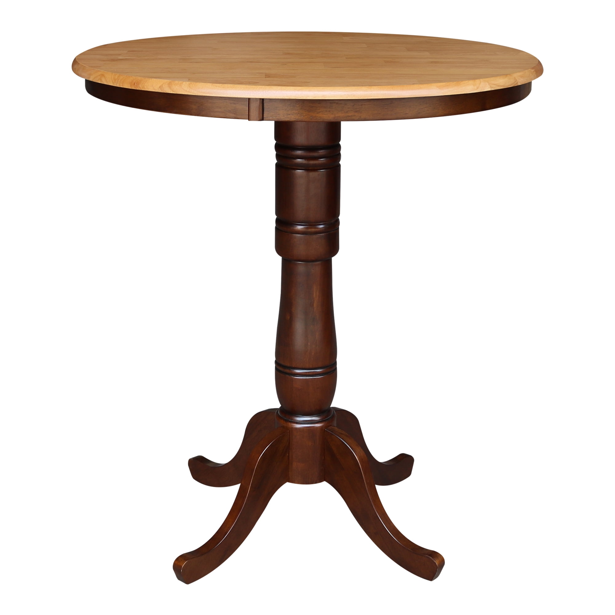 International Concepts Piperton 36 in. Round Top Pedestal Pub Table - Walmart.com