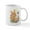 White, variant on CafePress - Cute Easter Bunny With Flowers And Eggs Mugs - 11 oz Ceramic Mug - Novelty Coffee Tea Cup